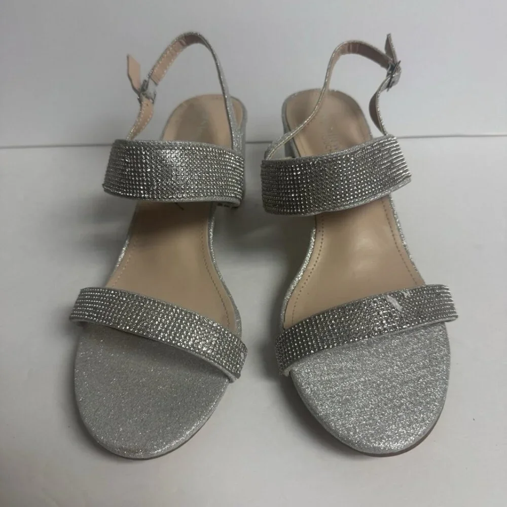 Touch Ups Womens Ares Sandal Silver Size 10 M